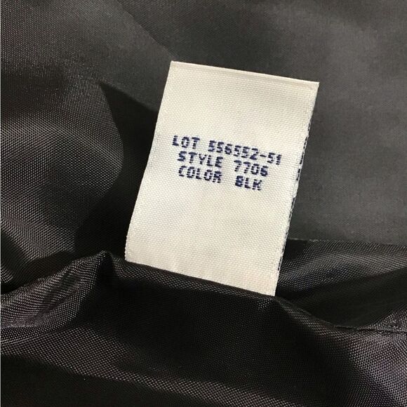 Black Leather Jacket Mercedes Logo New Size Small - Picture 10 of 16